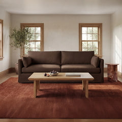 Shea Dark Brown Sofa - Ornate Home
