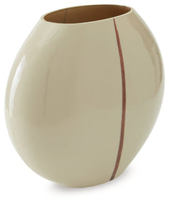 Sheabourne Cream Vase 9" - Ornate Home