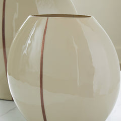 Sheabourne Cream Vase 9" - Ornate Home