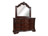 Sheffield Dark Cherry Dresser & Mirror - Ornate Home