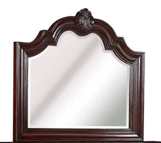 Sheffield Dark Cherry Dresser & Mirror - Ornate Home