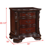 Sheffield Dark Cherry Panel Bedroom Set - Ornate Home