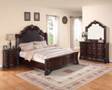 Sheffield Dark Cherry Panel Bedroom Set - Ornate Home