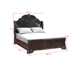 Sheffield Dark Cherry Panel Bedroom Set - Ornate Home
