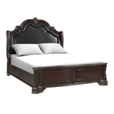 Sheffield Dark Cherry Panel Bedroom Set - Ornate Home