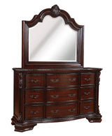 Sheffield Dark Cherry Panel Bedroom Set - Ornate Home