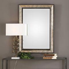 Shefford Antiqued Silver Mirror - Ornate Home