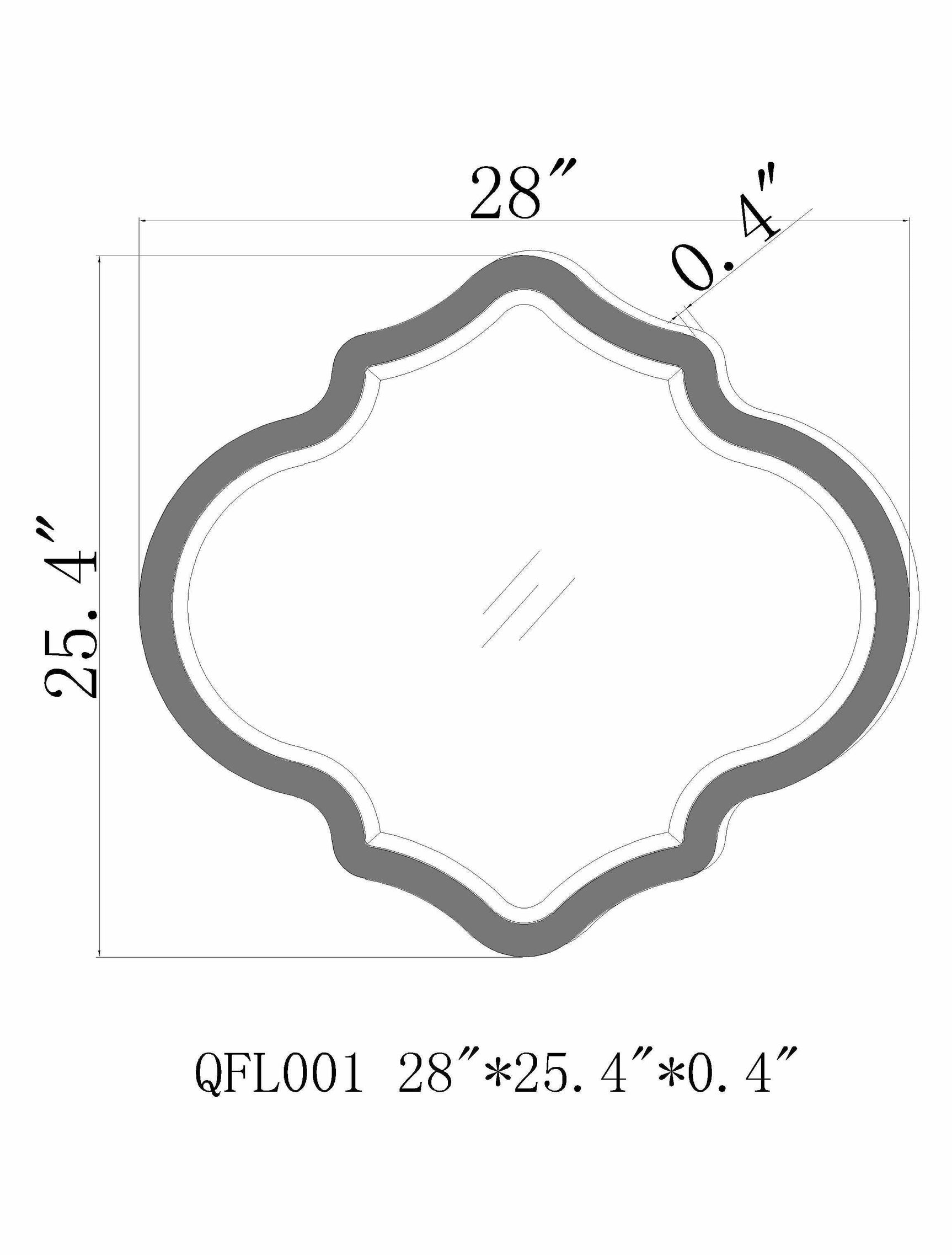 Shefield Mirror - Clearance - Ornate Home