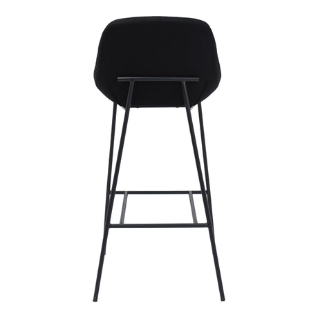 Shelby Black Bar Stool - Ornate Home
