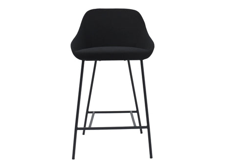 Shelby Black Counter Stool - Ornate Home