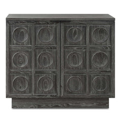 Shelby Ebony 2 Door Stained Cabinet - Ornate Home