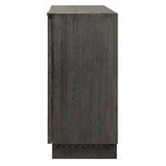 Shelby Ebony 2 Door Stained Cabinet - Ornate Home