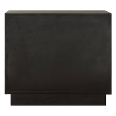Shelby Ebony 2 Door Stained Cabinet - Ornate Home