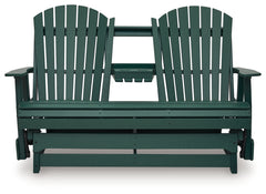 Shell Beach Green Loveseat Glider - Ornate Home