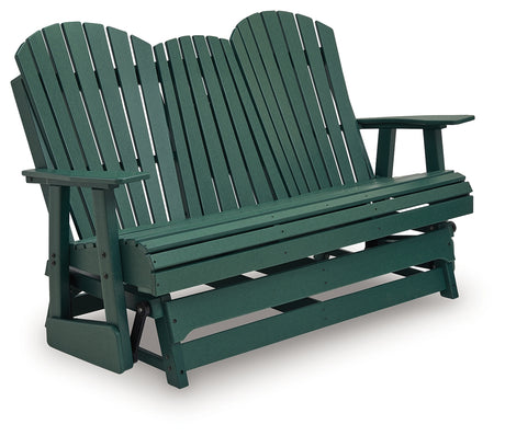 Shell Beach Green Loveseat Glider - Ornate Home