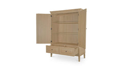 Shelley Natural Tall Cabinet - Ornate Home