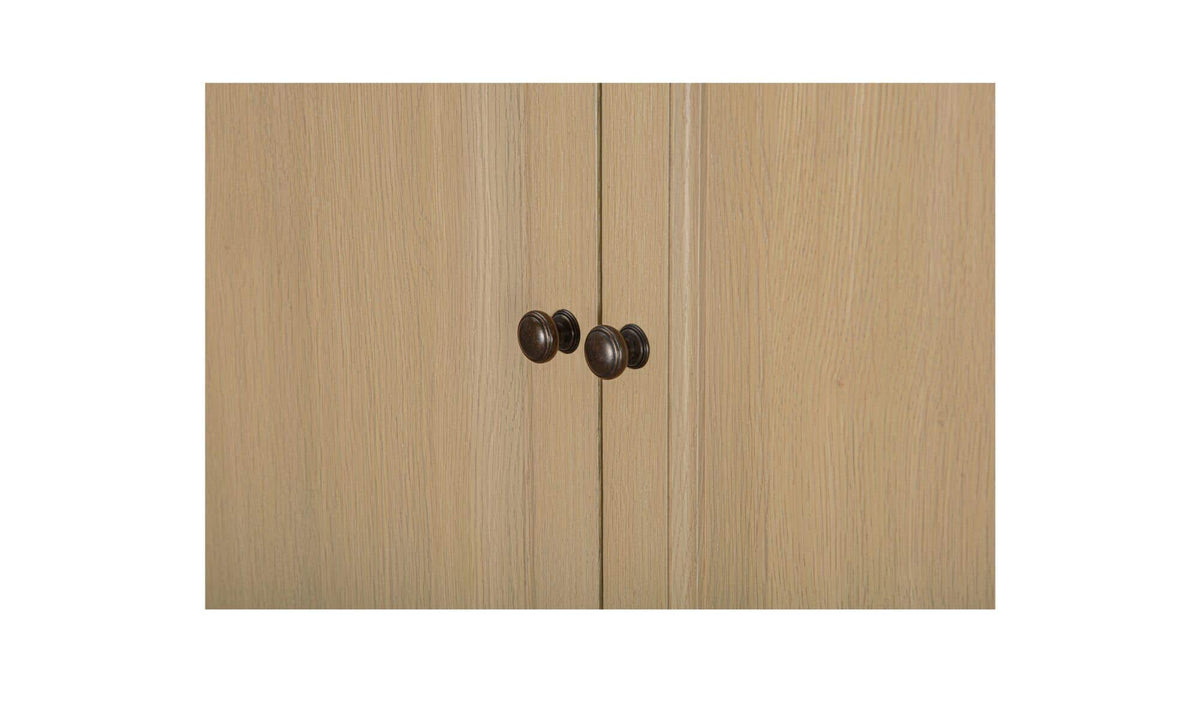 Shelley Natural Tall Cabinet - Ornate Home