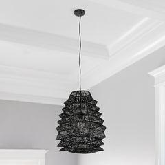 Shelly Pendant Black Pendant Lamp - Ornate Home
