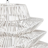 Shelly White 19.75" Ceiling Light