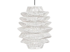 Shelly White Pendant - Ornate Home