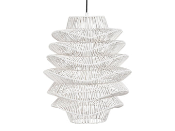 Shelly White Pendant - Ornate Home