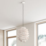 Shelly White Pendant - Ornate Home