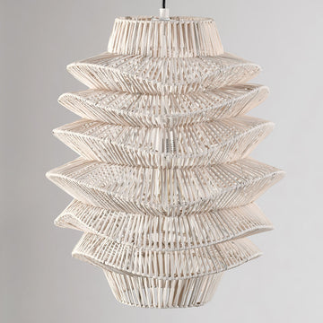 Shelly White Pendant - Ornate Home