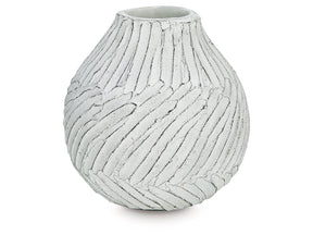Shelvie Distressed White Vase (Online Special Price) - Ornate Home