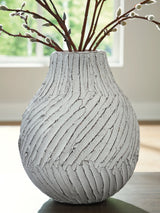 Shelvie Distressed White Vase (Online Special Price) - Ornate Home