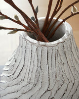 Shelvie Distressed White Vase (Online Special Price) - Ornate Home