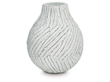Shelvie Distressed White Vase - Ornate Home