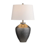 Shepherd Grey/Oatmeal Table Lamp - Ornate Home