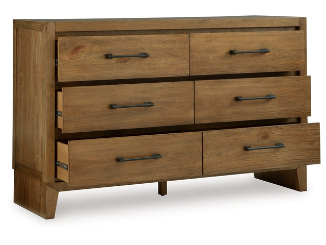 Sherbana Light Brown Dresser - Ornate Home