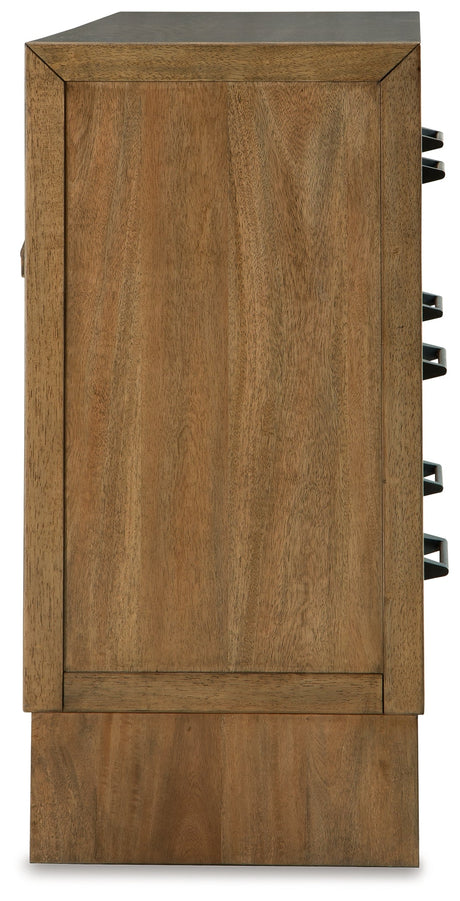 Sherbana Light Brown Dresser - Ornate Home