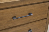 Sherbana Light Brown Five Drawer Chest (Online Special Price) - Ornate Home