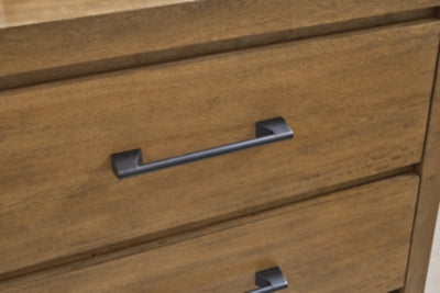 Sherbana Light Brown Five Drawer Chest (Online Special Price) - Ornate Home