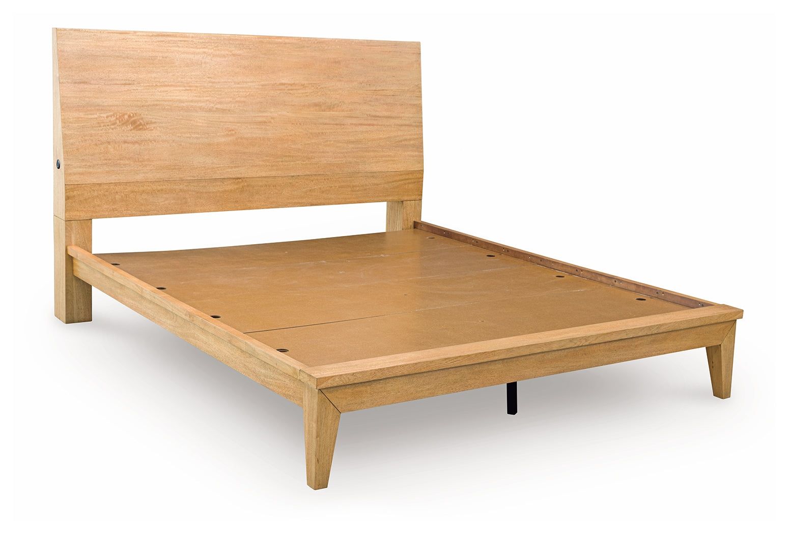 Sherbana Light Brown King Panel Bed - Ornate Home