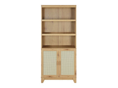 Sheridan Bookcase Cabinet in Nature - Ornate Home