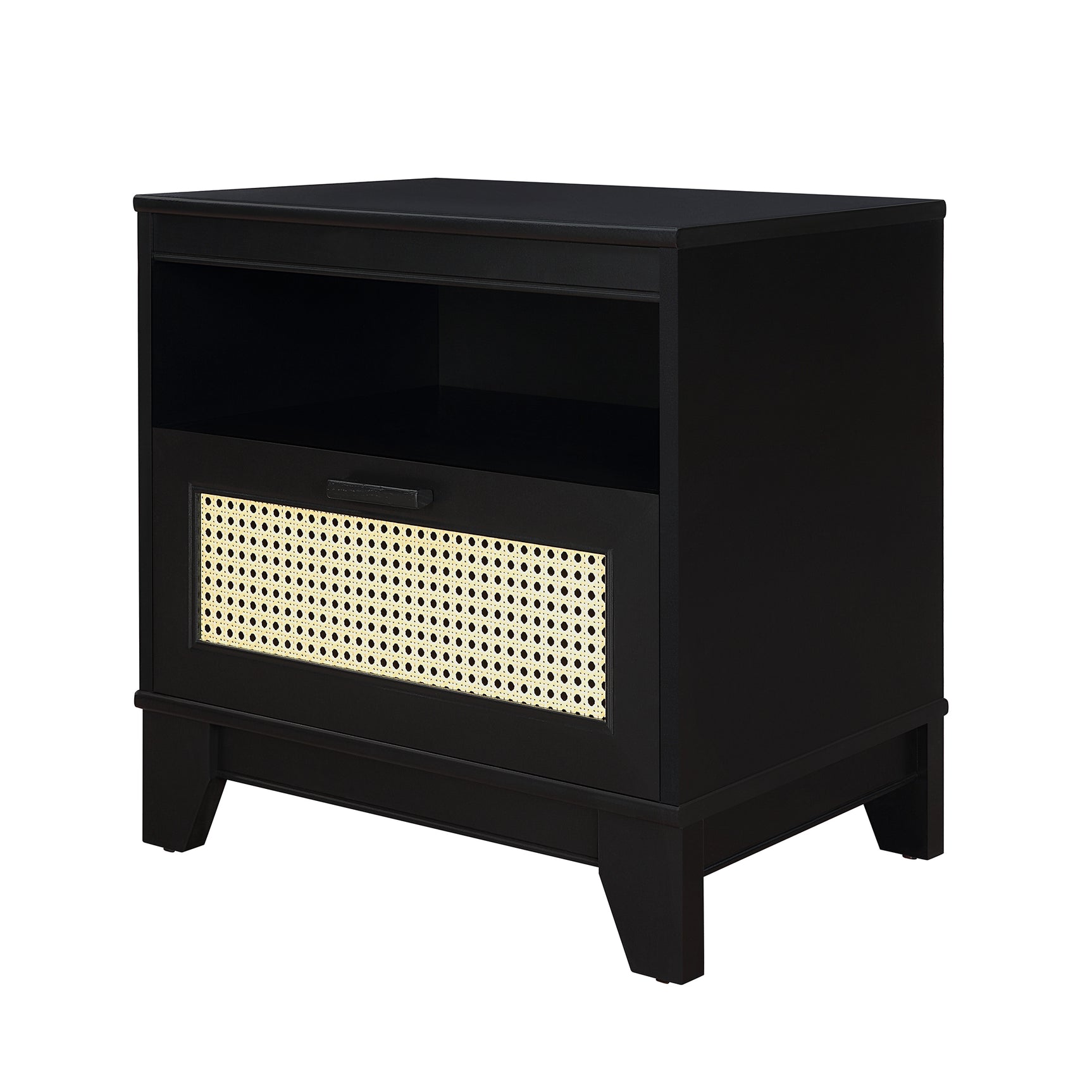 Sheridan Nightstand in Black (set of 2) - Ornate Home