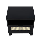 Sheridan Nightstand in Black (set of 2) - Ornate Home