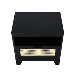 Sheridan Nightstand in Black (set of 2) - Ornate Home