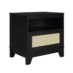 Sheridan Nightstand in Black (set of 2) - Ornate Home