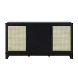 Sheridan Sideboard Cabinet in Black - Ornate Home