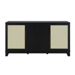 Sheridan Sideboard Cabinet in Black - Ornate Home