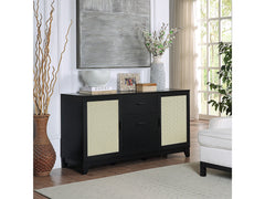 Sheridan Sideboard Cabinet in Black - Ornate Home