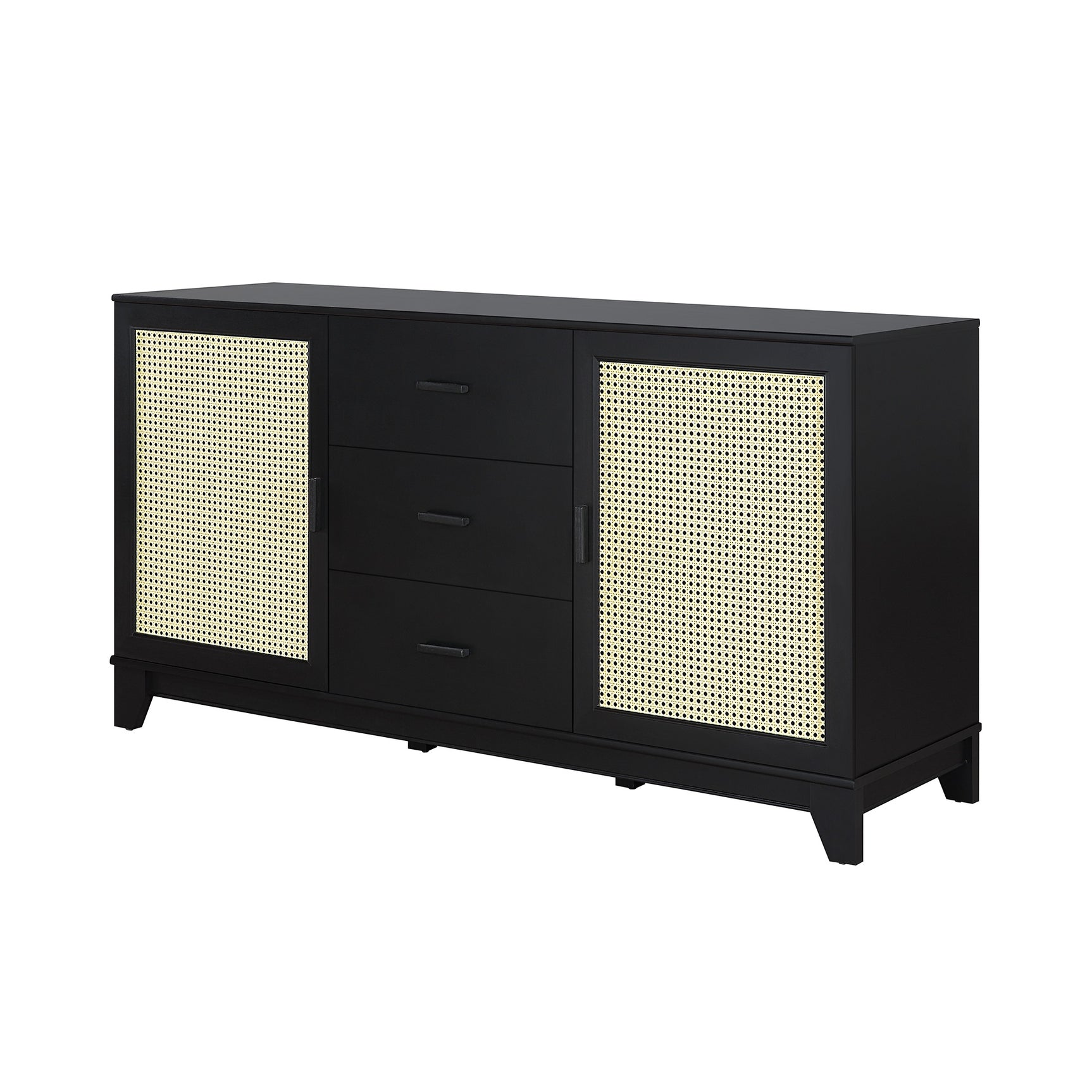 Sheridan Sideboard Cabinet in Black - Ornate Home