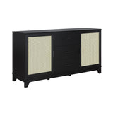 Sheridan Sideboard Cabinet in Black - Ornate Home