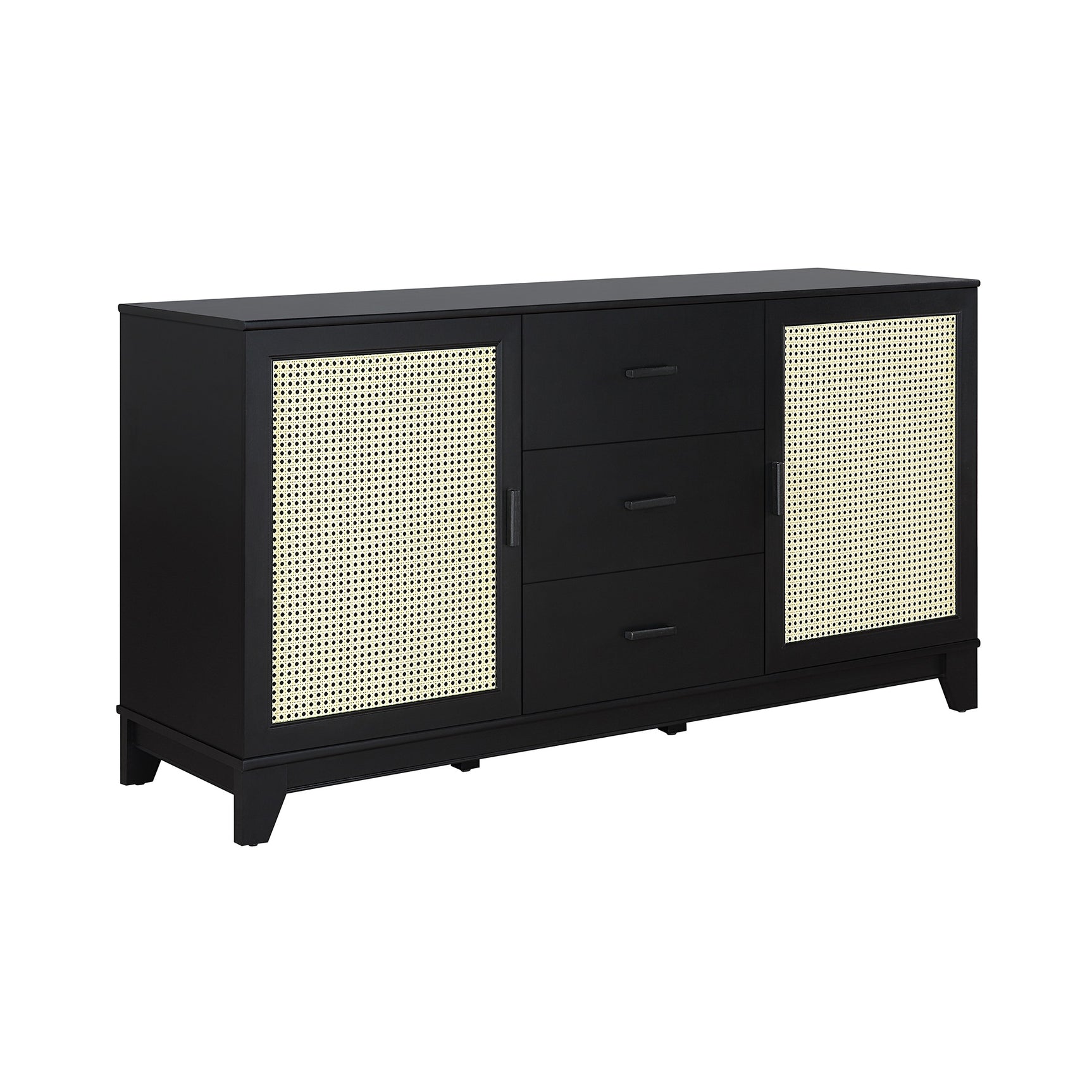 Sheridan Sideboard Cabinet in Black - Ornate Home