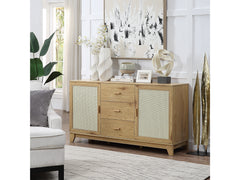 Sheridan Sideboard Cabinet in Nature - Ornate Home