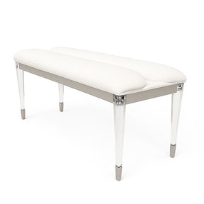 Sheridan Silver Bench - Ornate Home